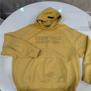 Essentials FOG canary yellow Hoodie